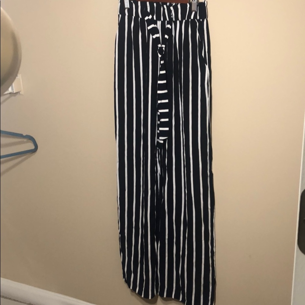 Stripped blue/ white pants